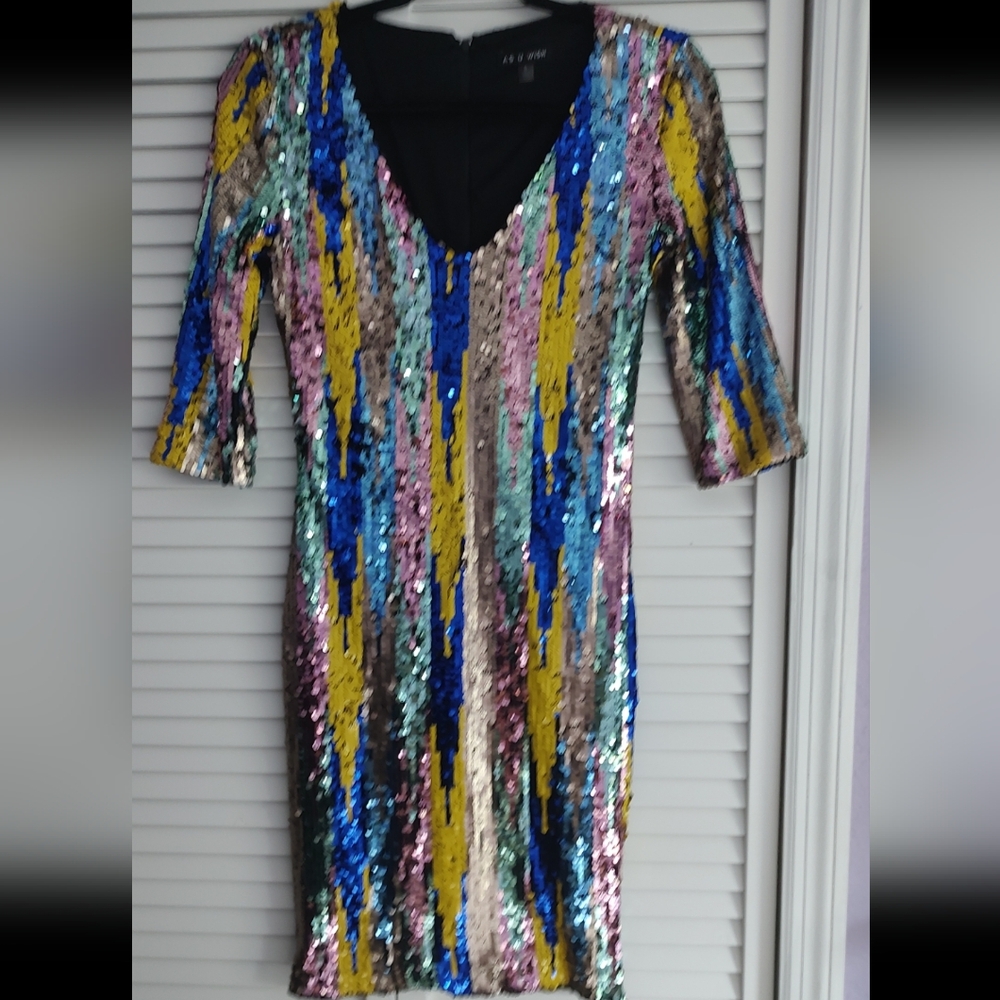 As I Wish Sequin Dress